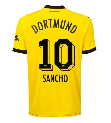 Borussia Dortmund Jadon Sancho #10 Hemmatröja 2023-24 Kortärmad
